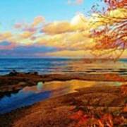 Autumn Beauty Lake Ontario Ny Poster