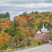 Autumn Church Poster