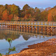 Autumn Daybreak At The Lake Poster