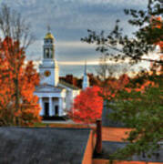 Autumn In New England - Concord Ma Poster