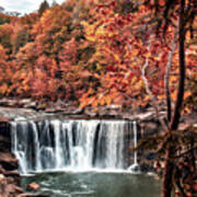 Autumn On The Cumberland  Autumn At The Falls Poster