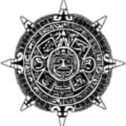 Aztecs Calendar Poster