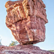 Balanced Rock In Garden Of The Gods, Colorado Springs Poster