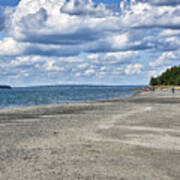 Bar Harbor - Land Bridge To Bar Island - Maine Poster