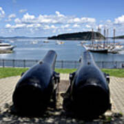 Bar Harbor - Maine - Canons At Agamont Park Poster