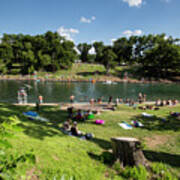 Barton Springs Pool Is Perfect For A Picnic, Swim, And A Relaxin Poster