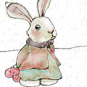 Bashful Bunny Poster