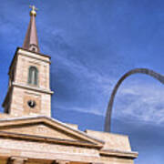 Basilica Of St Louis Study 2 Poster