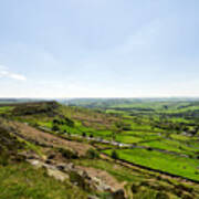 Baslow Edge And The Derwent Valley Poster