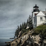 Bass Lighthouse Maine Poster