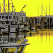 Bay In Yellow Poster