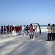 Beach Wedding In Kenya Poster