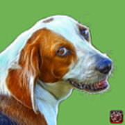 Beagle Dog Art- 6896 -wb Poster