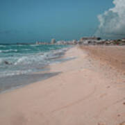 Beautiful Beach In Cancun, Mexico Poster