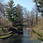 Beautiful Day At Naperville Riverwalk Poster