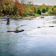 Beaver's Bend Fly Fishing Poster