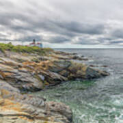 Beavertail Lighthouse On Narragansett Bay Poster