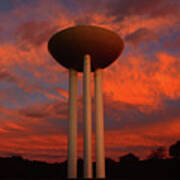 Bell Works Transistor Water Tower Poster