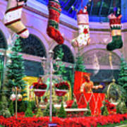 Bellagio 4 Giant Christmas Stockings Poster