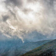 Beneath Clouds Of Mount Washington 7496 Poster