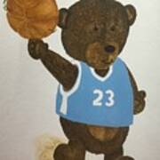 Benny Bear Basketball Poster