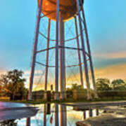 Bentonville Arkansas Water Tower After Rain Poster