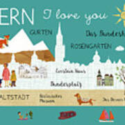 Bern I Love You Poster