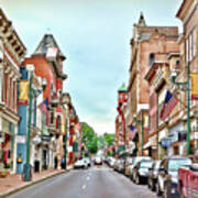 Beverley Historic District - Staunton Virginia - Art Of The Small Town Poster