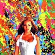 Beyonce Knowles - Celebrity Art Poster