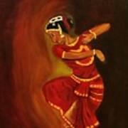 Bharatnatyam Dancer Poster