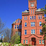 Biddle Hall In The Spring Poster