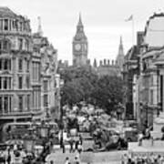 Big Ben From Trafalgar Square Poster