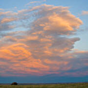 Big Country Sunset Sky Poster