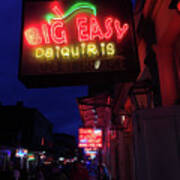 Big Easy Sign Poster