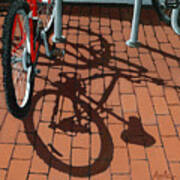 Bike And Bricks Poster