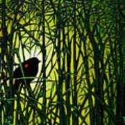 Bird In The Reeds Poster