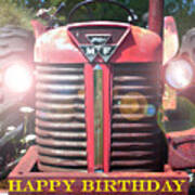 Birthday Card -- Big M-f Poster