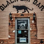 Black Cat Bar Poster
