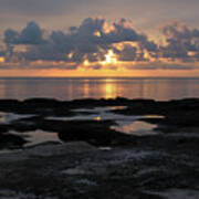 Black Rock Beach Sunrise Poster