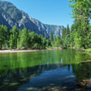 Blue And Green River Poster