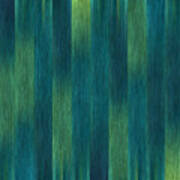 Blue Green Abstract 1 Poster