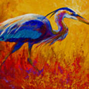 Blue Heron Poster