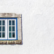 Blue Stone Window Of Obidos Poster