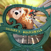 Boardwalk Bear Mp Poster