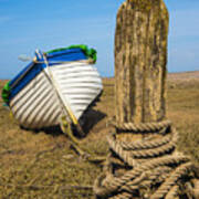 Boat At Porlock Weir. Poster