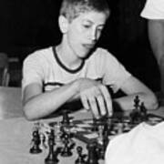 Bobby Fischer, Circa 1957 Poster