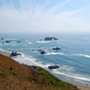 Bodega Bay Arched Rock Poster