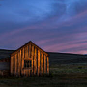 Bodie At Sunset Poster