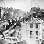 Boulevard Du Temple, By Daguerre, 1838 Poster
