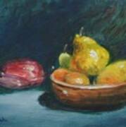 Bowl Of Fruit By Alan Zawacki Poster